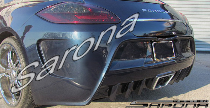 Custom Porsche Panamera  Sedan Rear Bumper (2010 - 2013) - $3450.00 (Part #PR-011-RB)